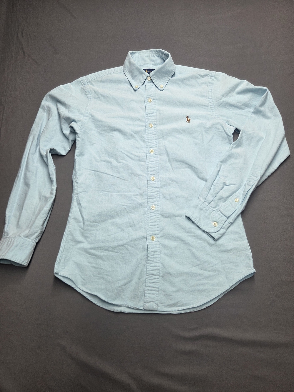 Polo Ralph Lauren Men’s Oxford Shirt Size Small Slim Fit Light Blue Button Down